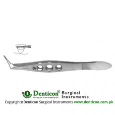 Livernois-McDonald IOL Inserting Forcep Concave Jaws Stainless Steel, 10.5 cm - 4" Jaws Length 5 mm